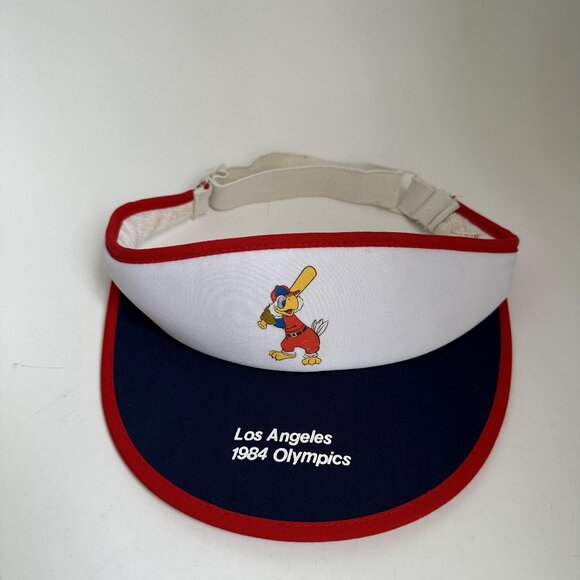 Other - VTG Los Angeles 1984 Olympics Sun Visor Cap Adjustable Moisture Wicking Headwear